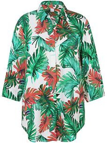 Lange blouse 3/4 mouwen Van Emilia Lay wit