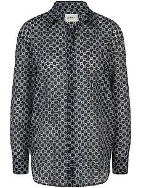 Lange blouse Van GANT blauw