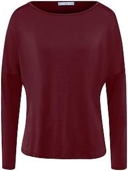 Shirt ronde hals en lange mouwen Van DAY.LIKE rood