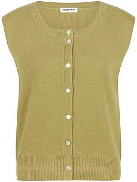 Gebreid vest Van Peter Hahn groen