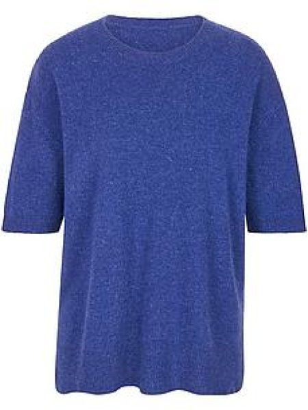 Trui ronde hals Van Peter Hahn blauw