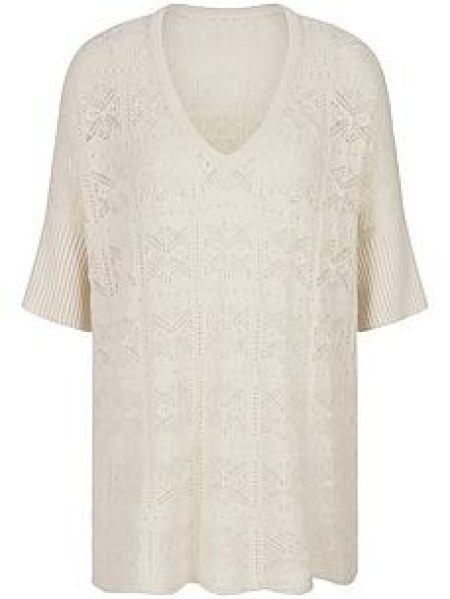 Trui V-hals Van FLUFFY EARS wit