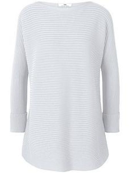 Trui een bateauhals Van Peter Hahn wit