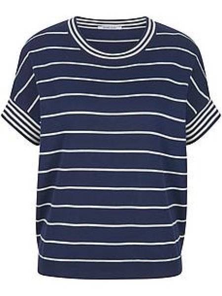 Trui ronde hals 100% SUPIMA®-katoen Van Peter Hahn multicolour