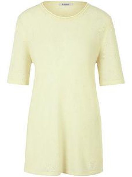 Trui ronde hals Van Peter Hahn geel