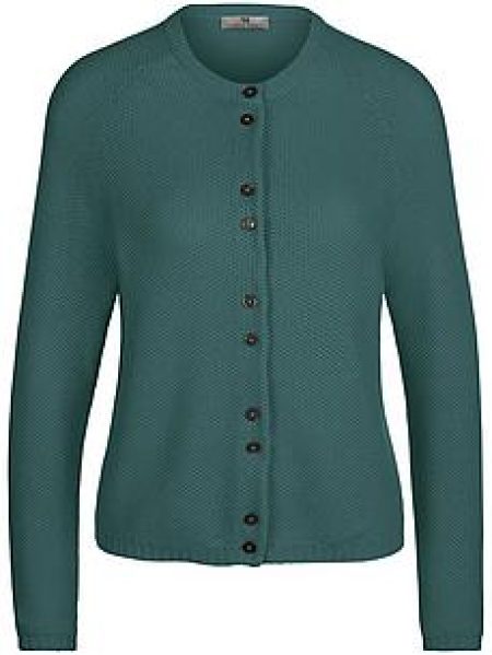 Vest 100% katoen Van Peter Hahn turquoise