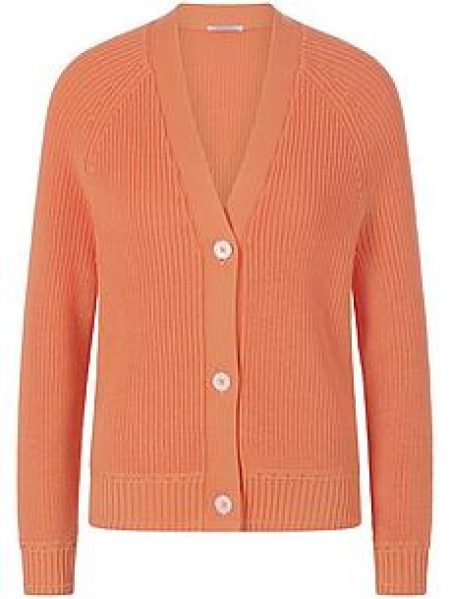 Vest 100% SUPIMA®-­katoen Van Peter Hahn oranje