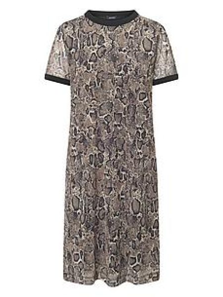 Jersey jurk korte mouwen Van Joop! beige