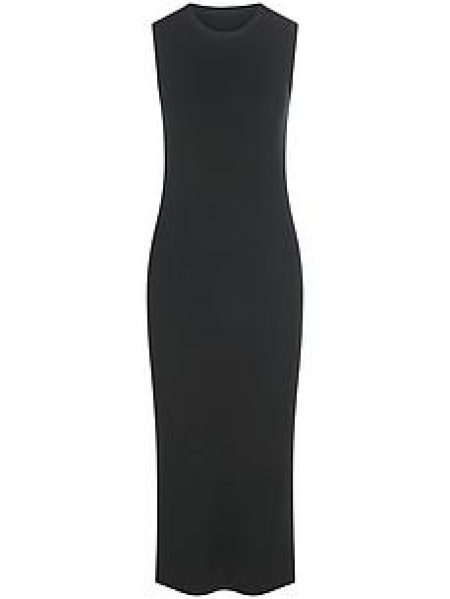 Mouwloze tricotjurk Van Peter Hahn zwart