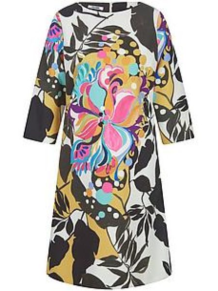 Jersey jurk een boothals Van Paganne multicolour