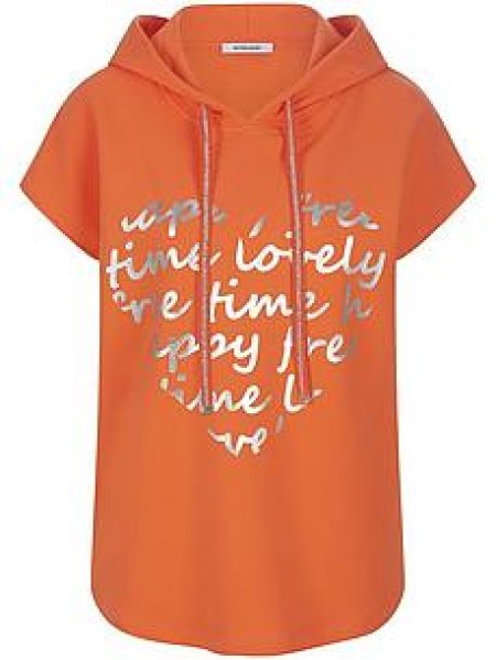Capuchonsweatshirt Van Peter Hahn oranje