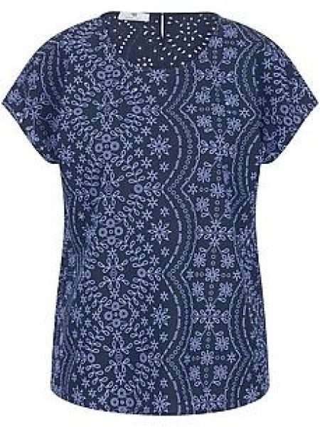 Overslagblouse Van Peter Hahn blauw