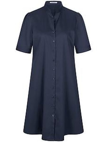 Jurk 1/2 mouwboorden Van Peter Hahn blauw
