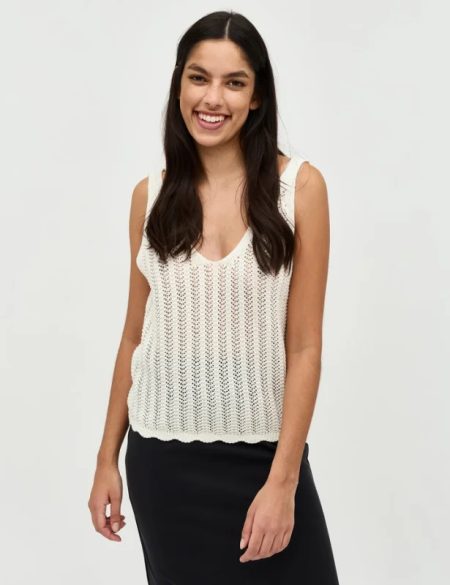 mbyM Humita-m knitted top sugar -