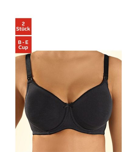 Petite fleur Voedings-bh met beugel van katoen (Set van 2)