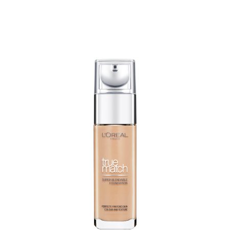 L'Oréal Paris True Match Vloeibare Foundation met SPF en Hyaluronzuur 30 ml (Verschillende Tinten) - 6.5W Golden Toffee