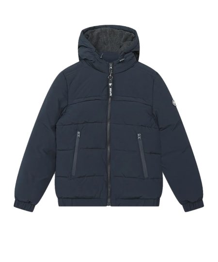 Bellaire  Jongens winterjas met capuchon bart navy