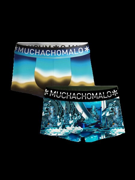 Muchachomalo Heren 2-pack trunks robotlisa