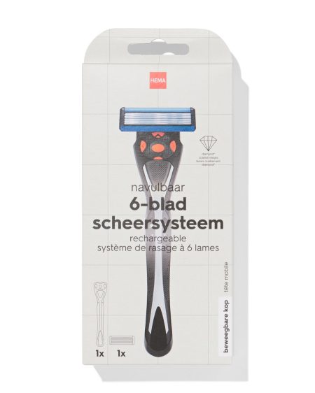 HEMA HEMA Scheersysteem Met 6 Mesjes En Trimmer