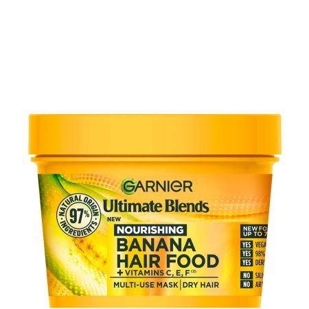 Garnier Ultimate Blends Hair Food Banaan 3-in-1 Maskerbehandeling voor Droog Haar 390 ml