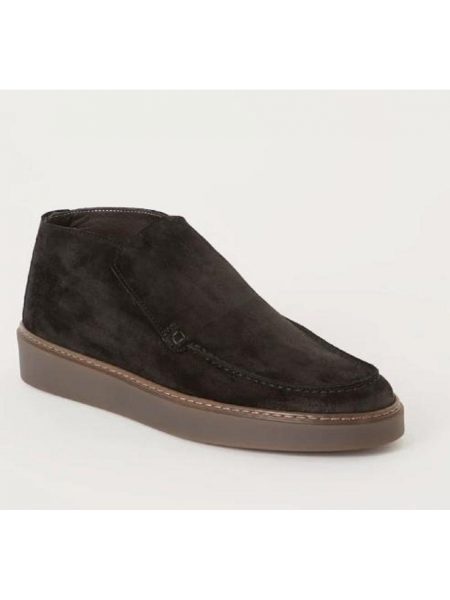 Giorgio 13775 suede halfhoge instapper met donkere zool