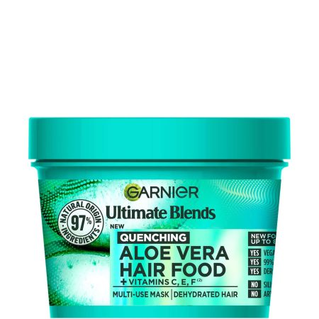 Garnier Ultimate Blends Hair Food Aloë Vera 3-in-1 Maskerbehandeling voor Normaal Haar 390 ml