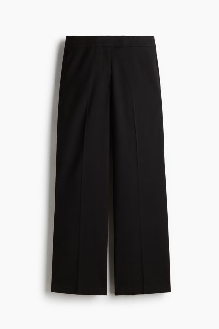 H & M - Rechte broek - Zwart