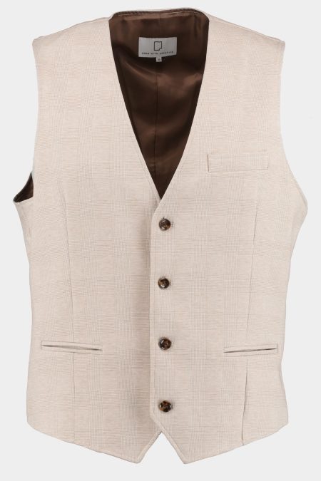 Born with Appetite Gilet kris waistcoat bwa24111kr37/820 sand