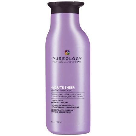 Pureology Sulfaatvrije Hydrate Sheer Shampoo voor een Milde Reiniging van Fijn en Droog haar 266ml