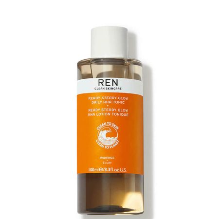 REN Reisformaat Clean Skincare Ready Steady Glow Dagelijkse AHA Tonic 100 ml