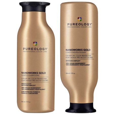 Pureology Nanoworks Gold Shampoo and Conditioner Bundle for Dry