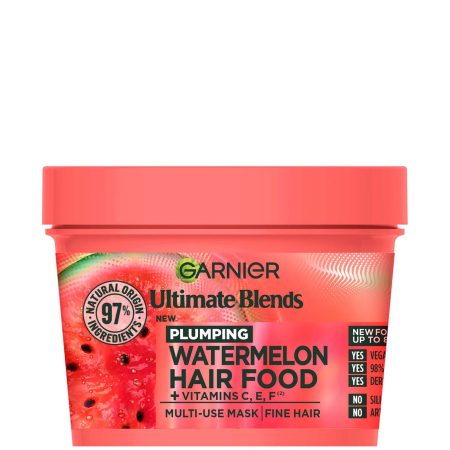 Garnier Ultimate Blends Plumping Hair Food Watermeloen 3-in-1 Maskerbehandeling 390 ml