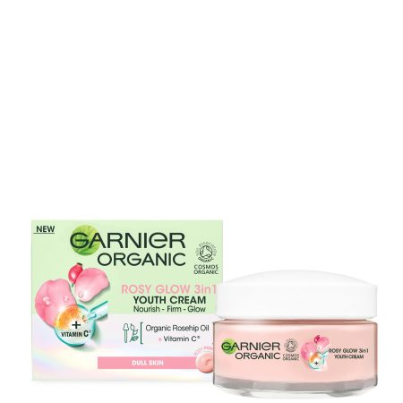 Garnier Organic Rosy Glow 3-in-1 Jeugdcrème 50 ml