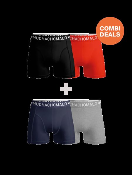 Muchachomalo Heren 2+2-pack boxershorts