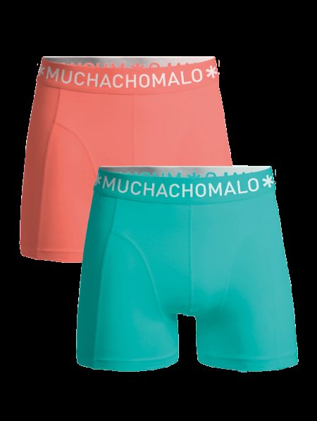 Muchachomalo Jongens 2-pack boxershorts effen