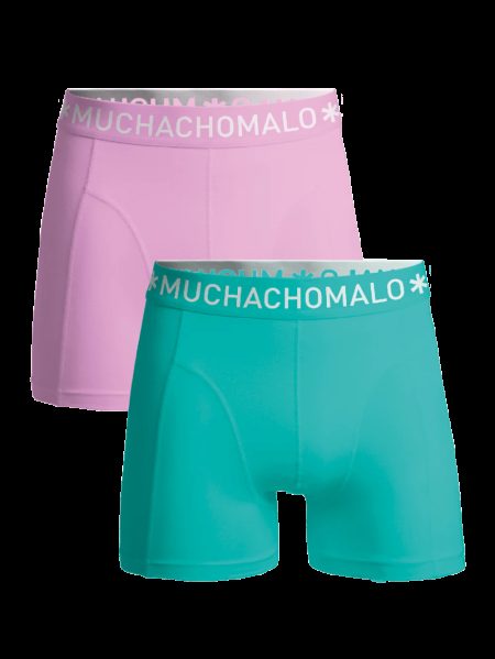 Muchachomalo Jongens 2-pack boxershorts effen