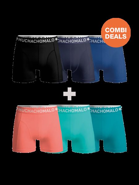 Muchachomalo Heren 3+3-pack boxershorts