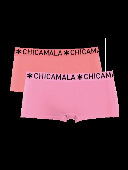 Muchachomalo Meisjes 2-pack boxershorts effen