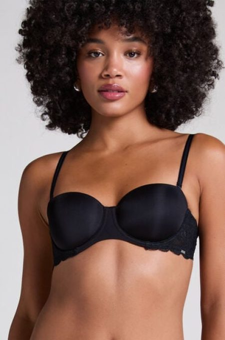 Hunkemöller Voorgevormde strapless beugel bh Angie Zwart