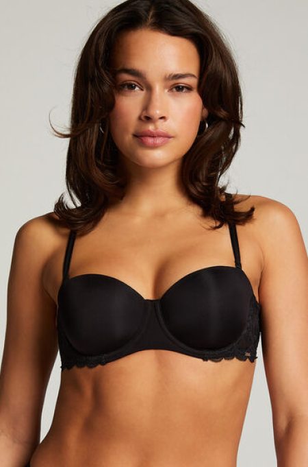 Hunkemöller Voorgevormde strapless beugel bh Angie Zwart