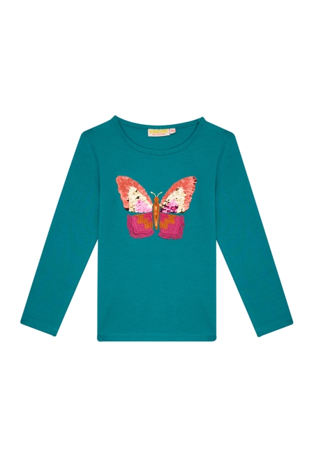 Someone Meisjes t-shirt ls donker mint