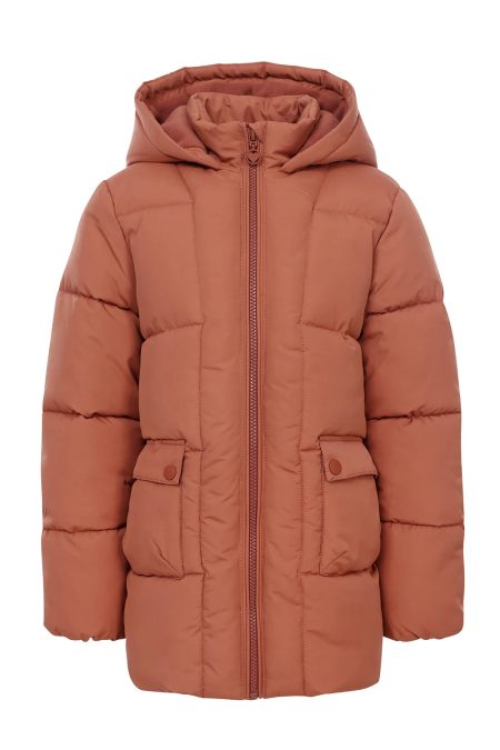 Looxs Revolution Meisjes winterjas parka grapefruit