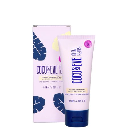 Coco & Eve Glow Figure Whipped Bodycrème Lychee- en Dragonfruitgeur - (Diverse maten) - 60ml