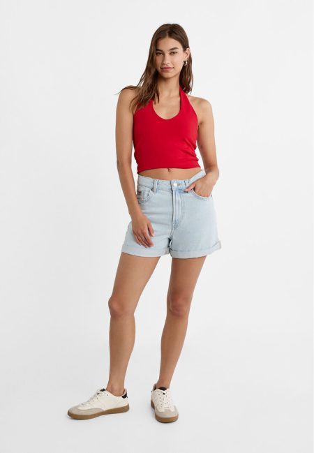 Stradivarius D83 Mom fit short   40