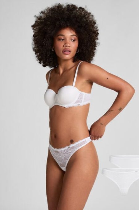 Hunkemöller 2-pack strings Angie Wit