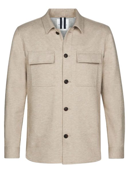 Profuomo Wol knitted overshirt