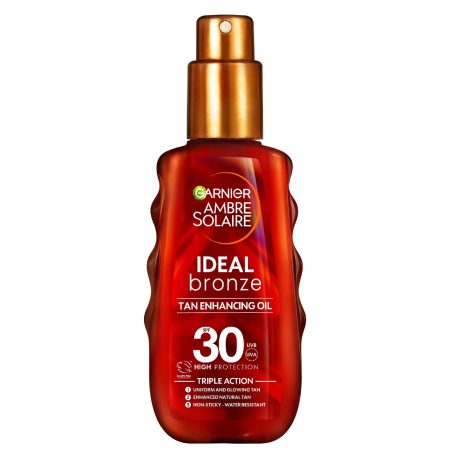 Garnier Ambre Solaire Ideal Bronze Beschermende Olie SPF30 Zonnebrandspray 150 ml