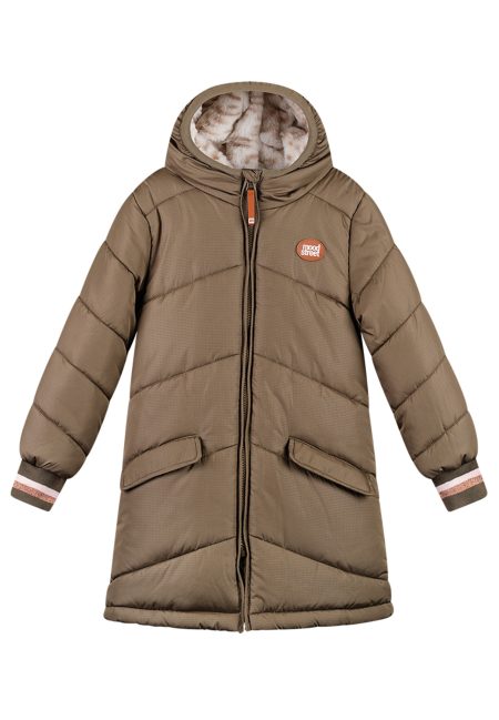 Moodstreet Meisjes parka winterjas jara khaki