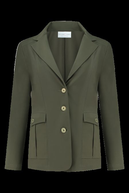 Helena Hart 7442 - Blazer Cargo Transfer Blazers Olijf