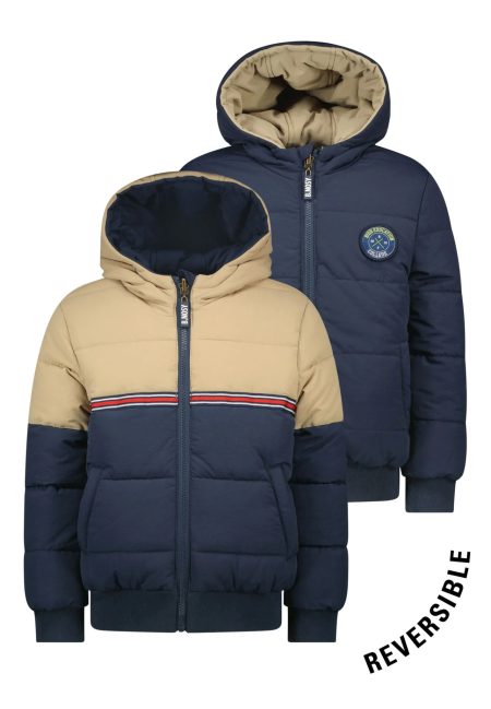 B.Nosy Jongens winterjas reversible joah navy